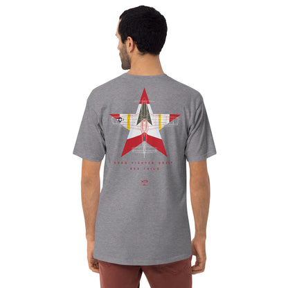 NORTH AMERICAN P-51D MUSTANG - 332ND EXPEDITIONARY OPERATIONS GROUP LIVERY EDITION (RED TAILS) — hand-drawn artwork printed on heavyweight T-shirt; special livery.