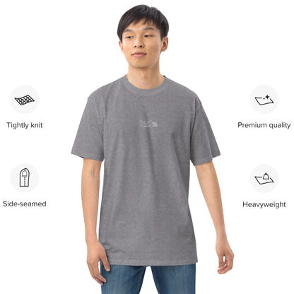Hand-drawn technical schematic of the Colt M4A1 US Infantry battle rifle printed on a premium t-shirt.