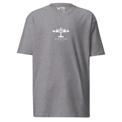 Avro Lancaster Bomber Hand-Drawn Carbon Grey T-Shirt
