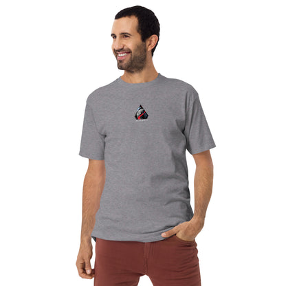 Hand-drawn crewed lunar mission schematic of the NASA Artemis II printed on a premium t-shirt.