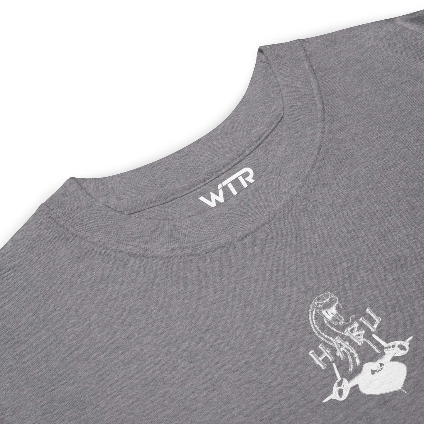 Lockheed Martin SR-71 Blackbird Hand-Drawn Carbon Grey T-Shirt