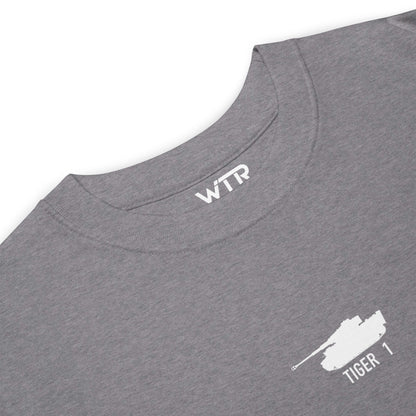 TIGER 1 - PANZERKAMPFWAGEN VI TIGER — hand-drawn artwork printed on heavyweight T-shirt.