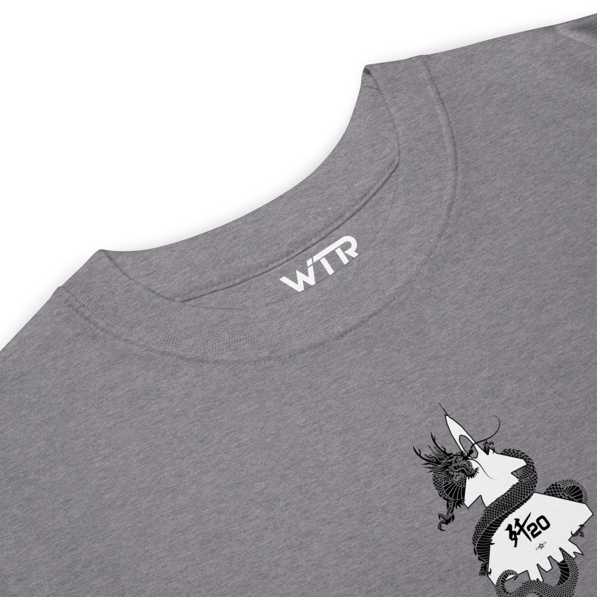 CHENGDU J-20 MIGHTY DRAGON — hand-drawn stealth fighter artwork printed on heavyweight T-shirt.