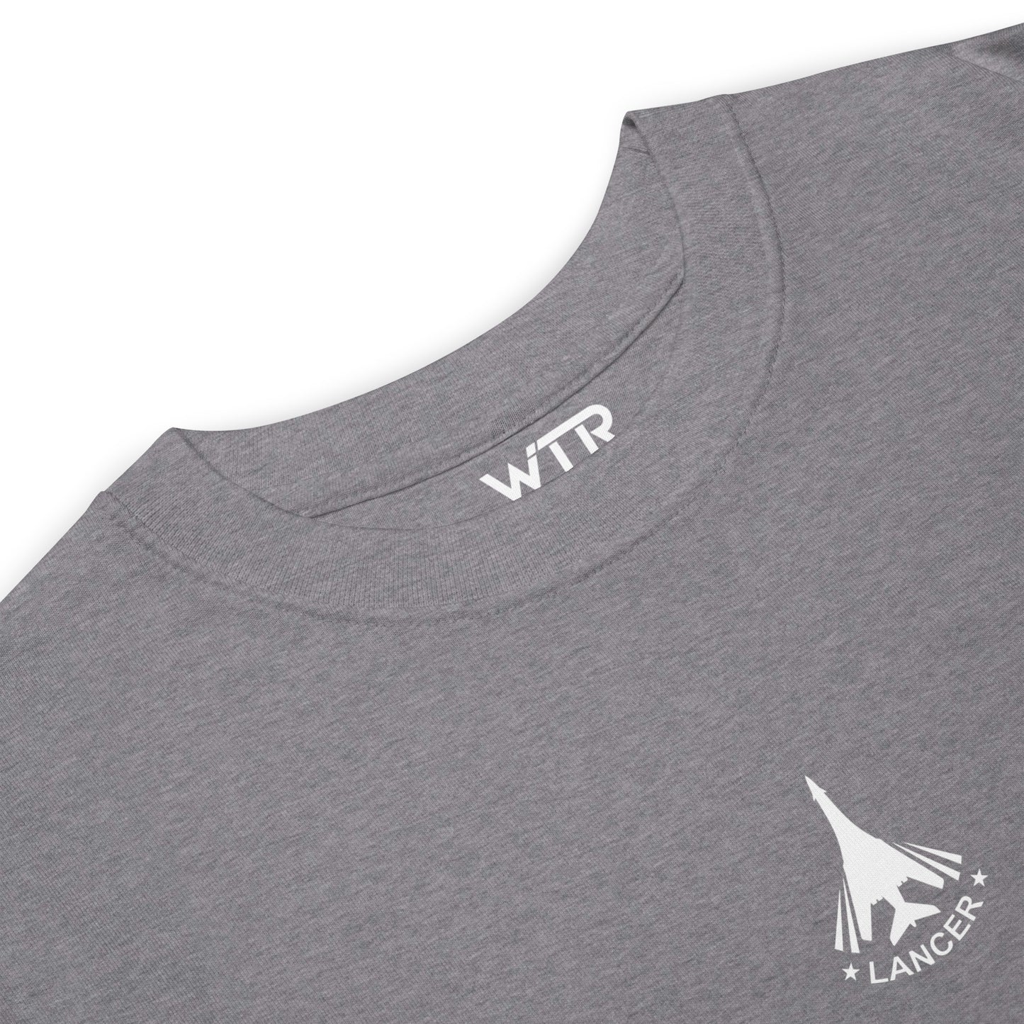 ROCKWELL B‑1B LANCER "BONE" — hand-drawn STRATEGIC BOMBER artwork printed on heavyweight T-shirt.