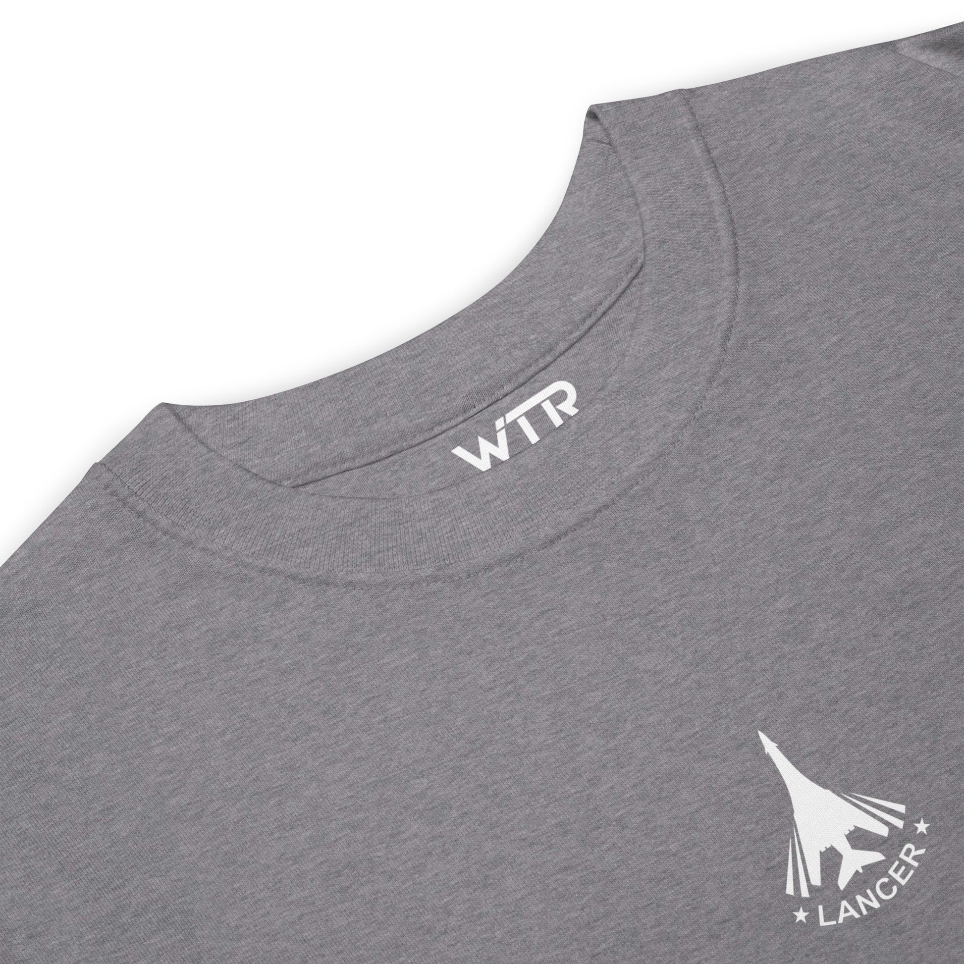 ROCKWELL B‑1B LANCER "BONE" — hand-drawn STRATEGIC BOMBER artwork printed on heavyweight T-shirt.