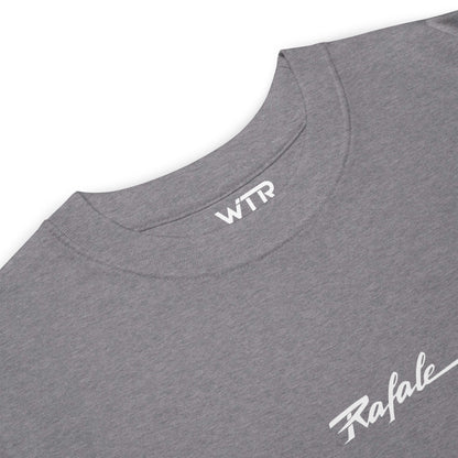 DASSAULT RAFALE C - AIR SUPREMACY — hand-drawn artwork printed on heavyweight T-shirt; RAF.