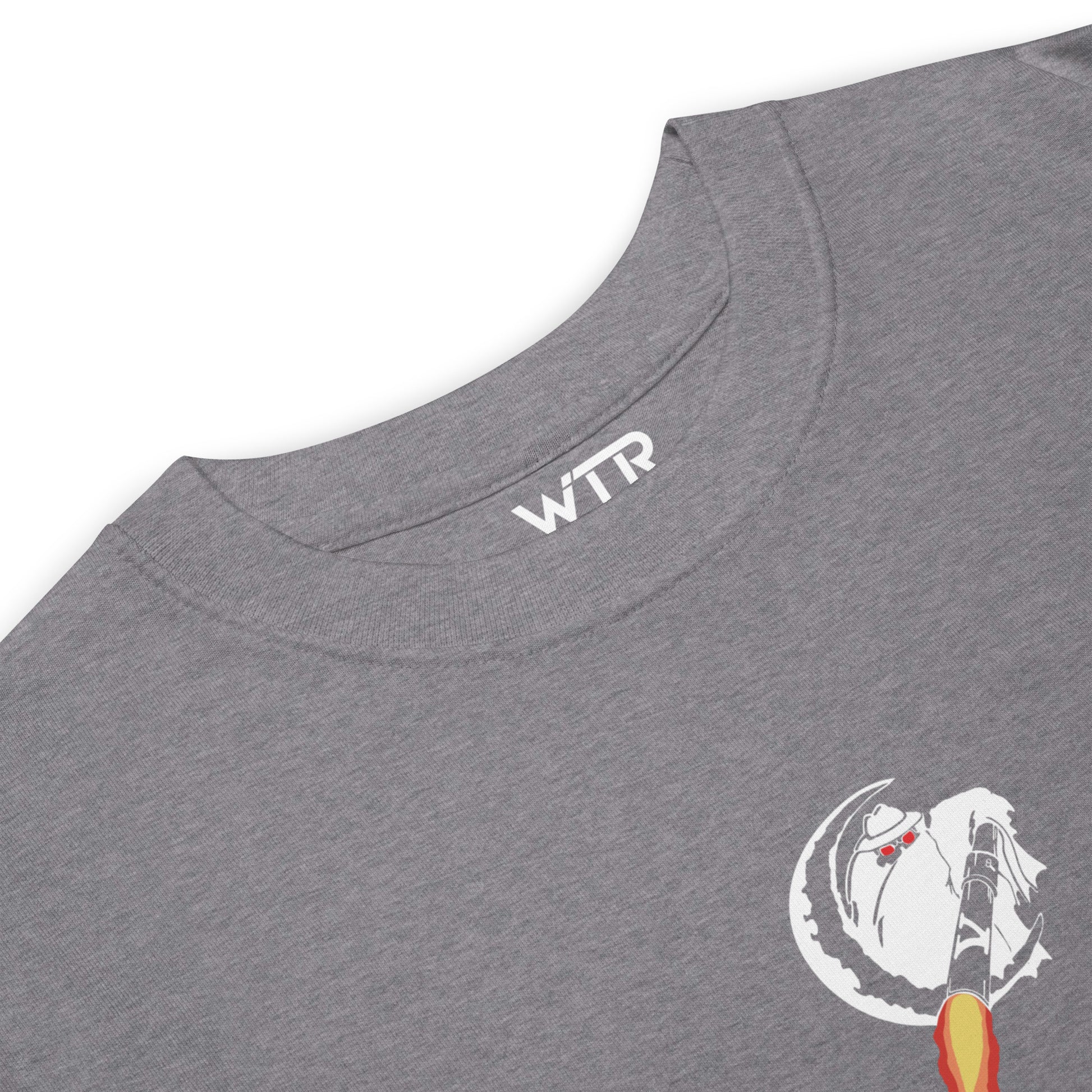 LOCKHEED MARTIN AC-130J GHOSTRIDER GUNSHIP — hand-drawn artwork printed on heavyweight T-shirt.