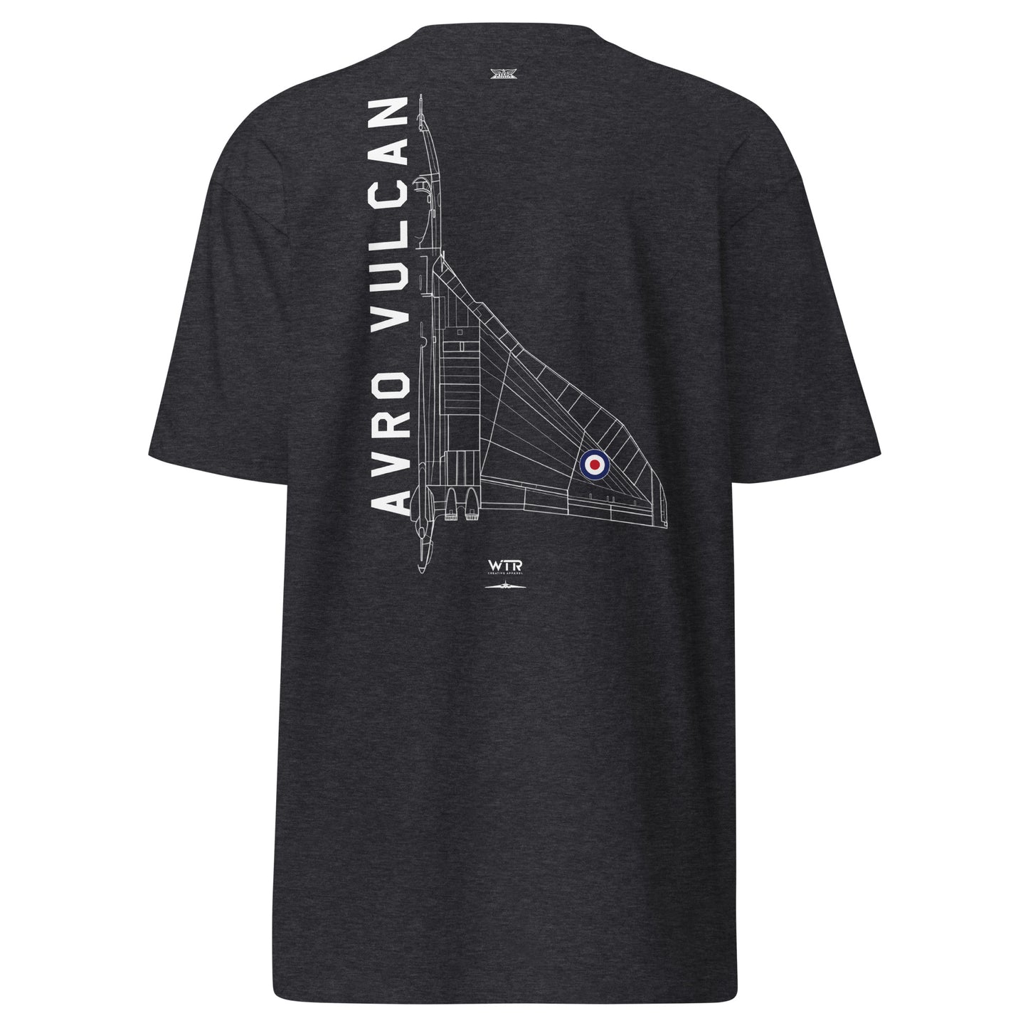 Avro Vulcan Bomber Hand-Drawn Charcoal T-Shirt