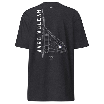 Avro Vulcan Bomber Hand-Drawn Charcoal T-Shirt