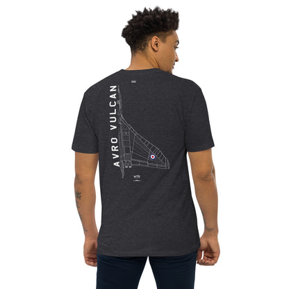 Avro Vulcan Bomber Hand-Drawn Charcoal T-Shirt