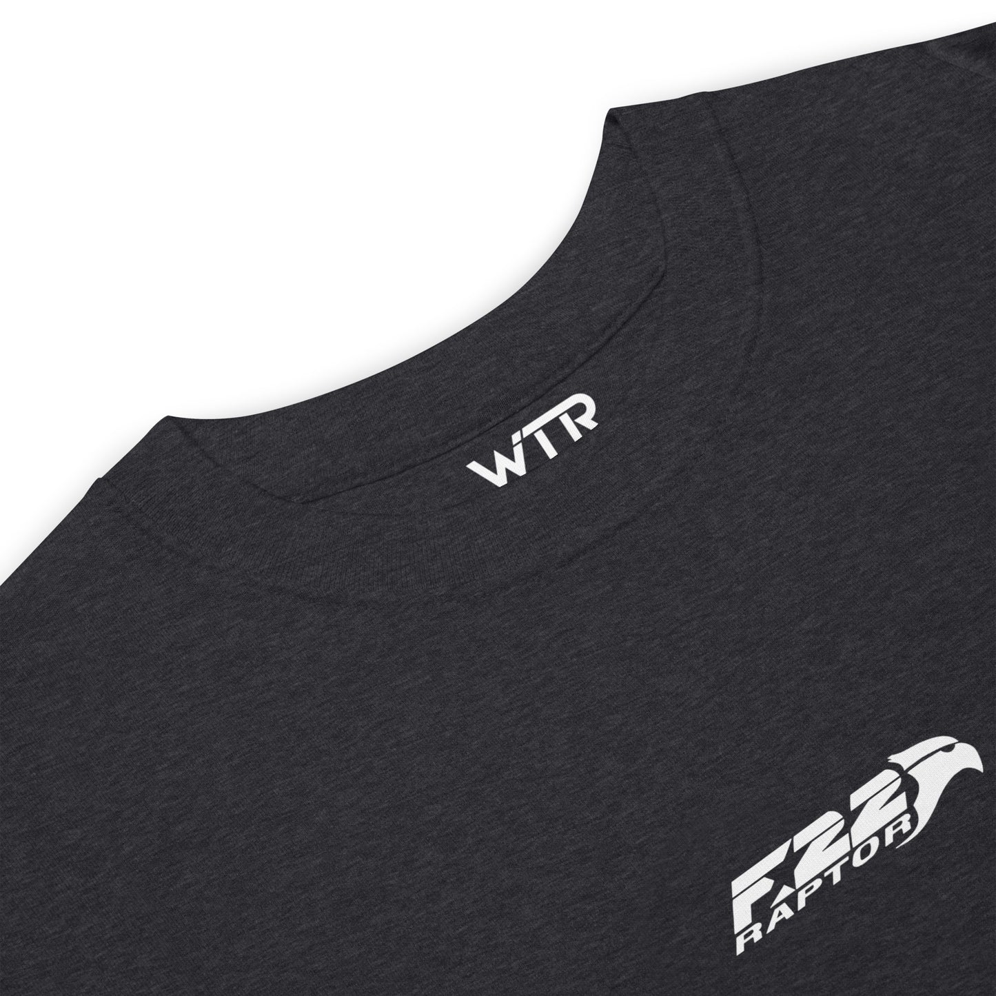 Lockheed Martin F-22 Raptor Hand-Drawn Charcoal T-Shirt