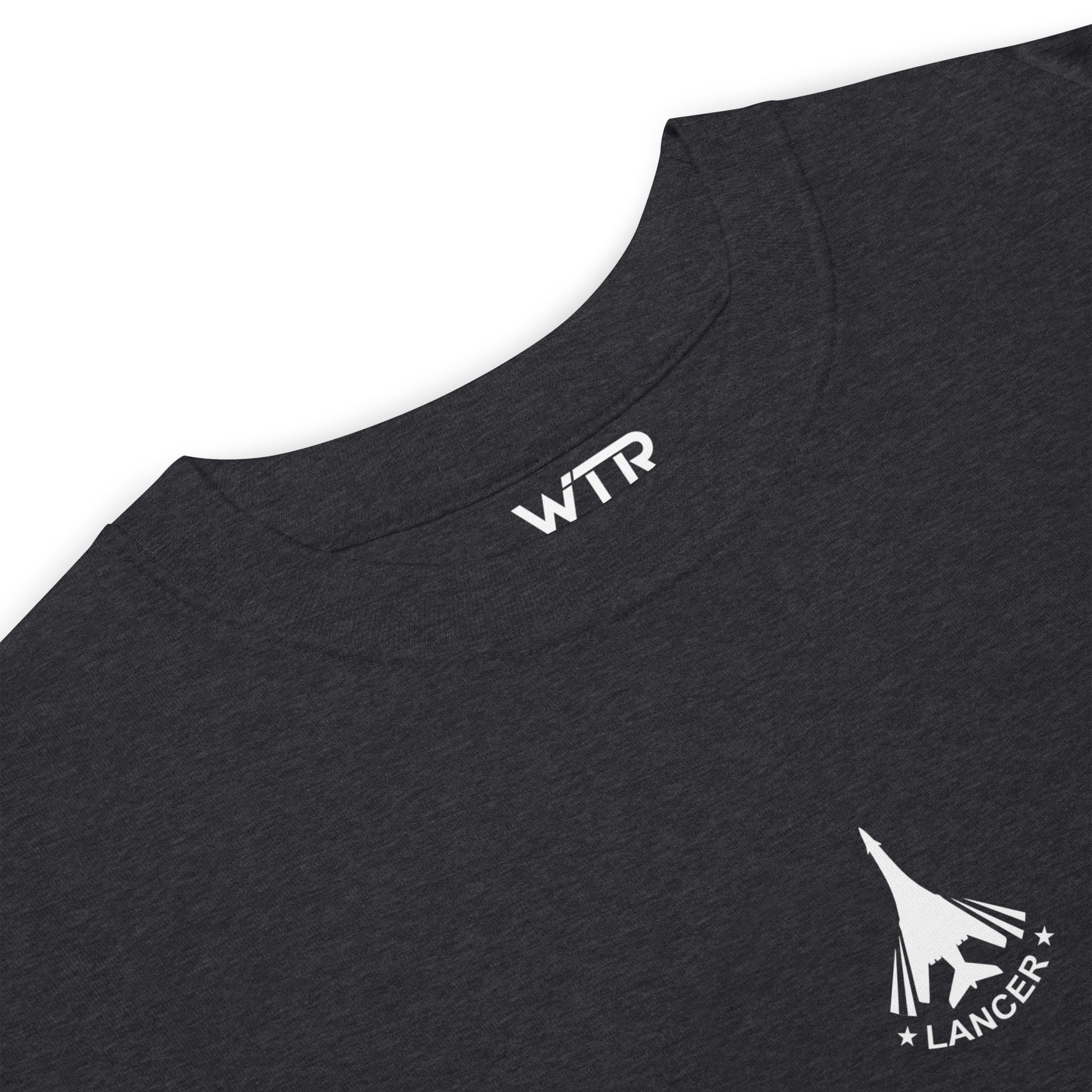 ROCKWELL B‑1B LANCER "BONE" — hand-drawn STRATEGIC BOMBER artwork printed on heavyweight T-shirt.