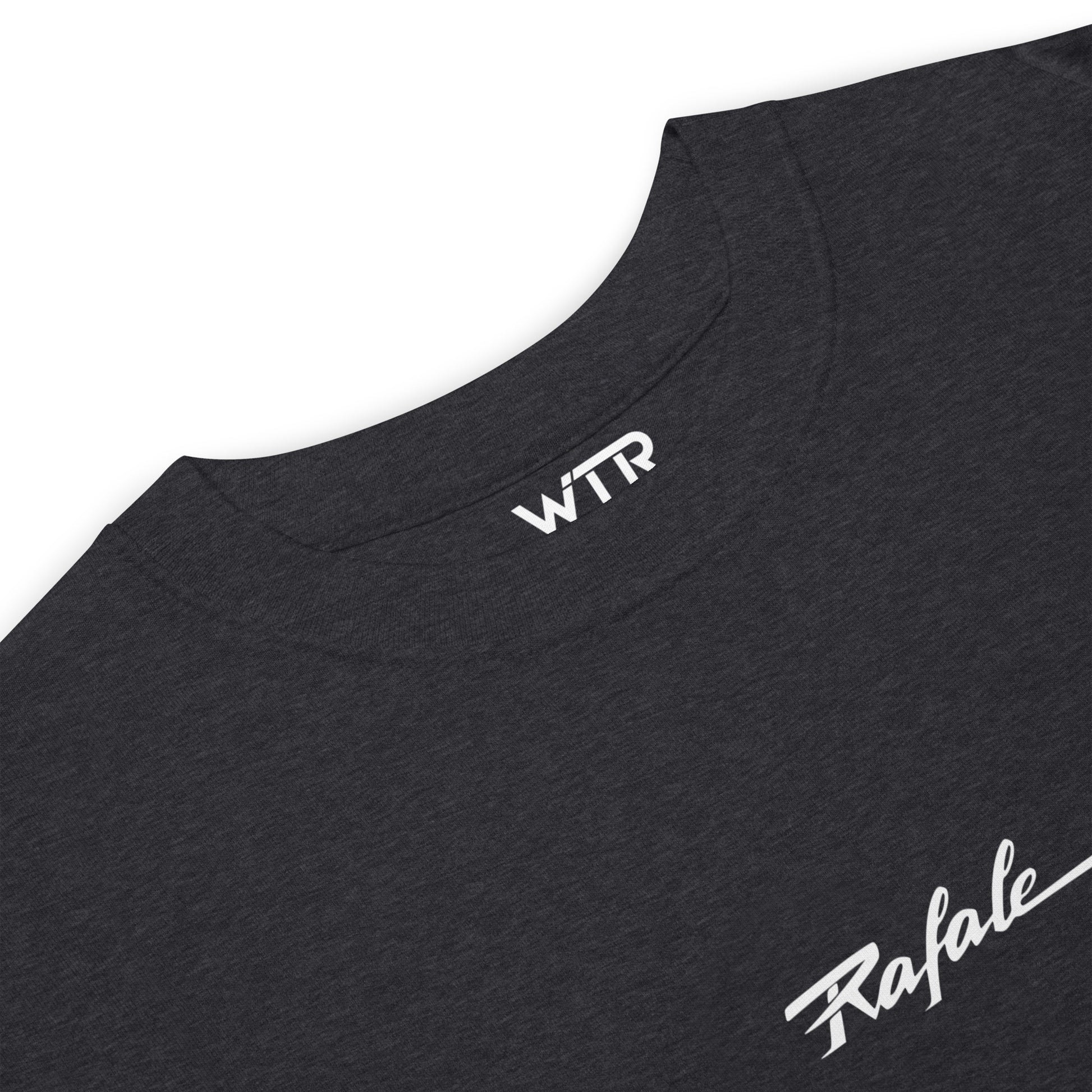 DASSAULT RAFALE M (MARINE NATIONALE) - CARRIER FIGHTER — hand-drawn HEAVYWEIGHT T-SHIRT. artwork.; RAF