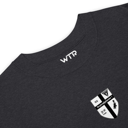 Hand-drawn schematic of the JUNKERS JU-87 STUKA DIVE BOMBER printed on a heavyweight T-shirt.