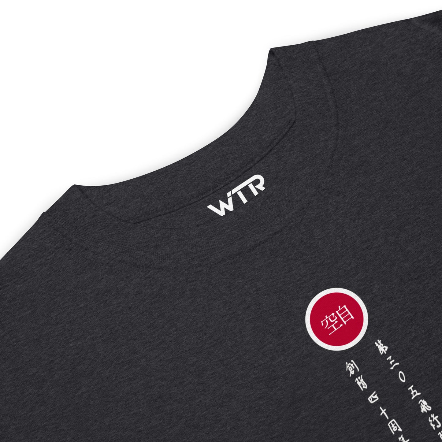 Hand-drawn schematic of the MITSUBISHI F-15J 305TH TACTICAL FIGHTER SQUADRON 40 YEARS printed on a heavyweight T-shirt.