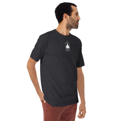 Hand-drawn front nose canopy study of the Sukhoi Su-57 Felon printed on a premium t-shirt.