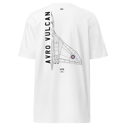 Avro Vulcan Bomber Hand-Drawn White T-Shirt