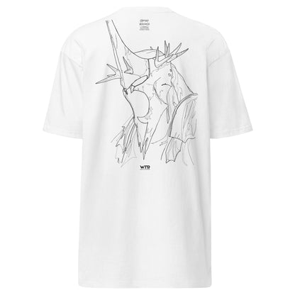 Witch-king of Angmar Lord of the Nazgûl Hand-Drawn White T-Shirt