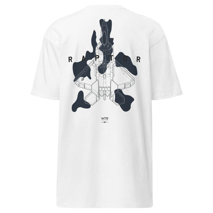 Lockheed Martin F-22 Raptor - Camo Study - Heavyweight White T-shirt