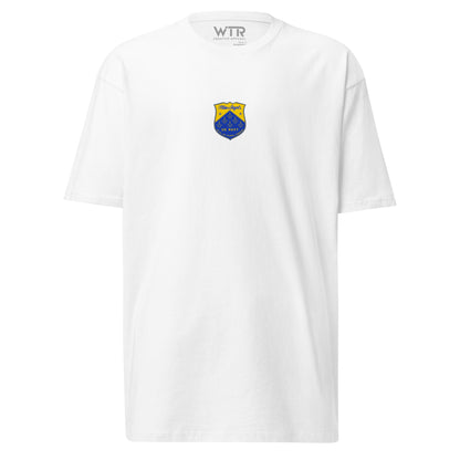Boeing F/A-18E Super Hornet Blue Angels Edition Hand-Drawn White T-Shirt