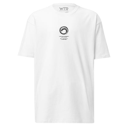 Alien Xenomorph Hand-Drawn Profile Heavyweight White T-Shirt