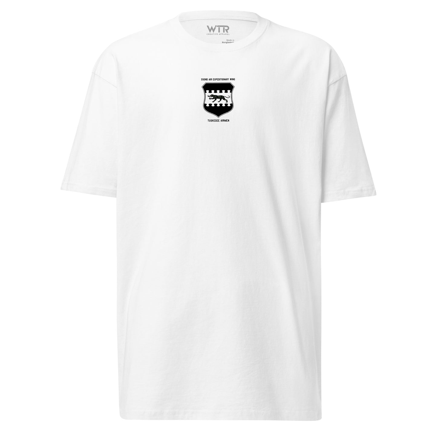 NORTH AMERICAN P-51D MUSTANG - 332ND EXPEDITIONARY OPERATIONS GROUP LIVERY EDITION (RED TAILS) — hand-drawn artwork printed on heavyweight T-shirt; special livery.