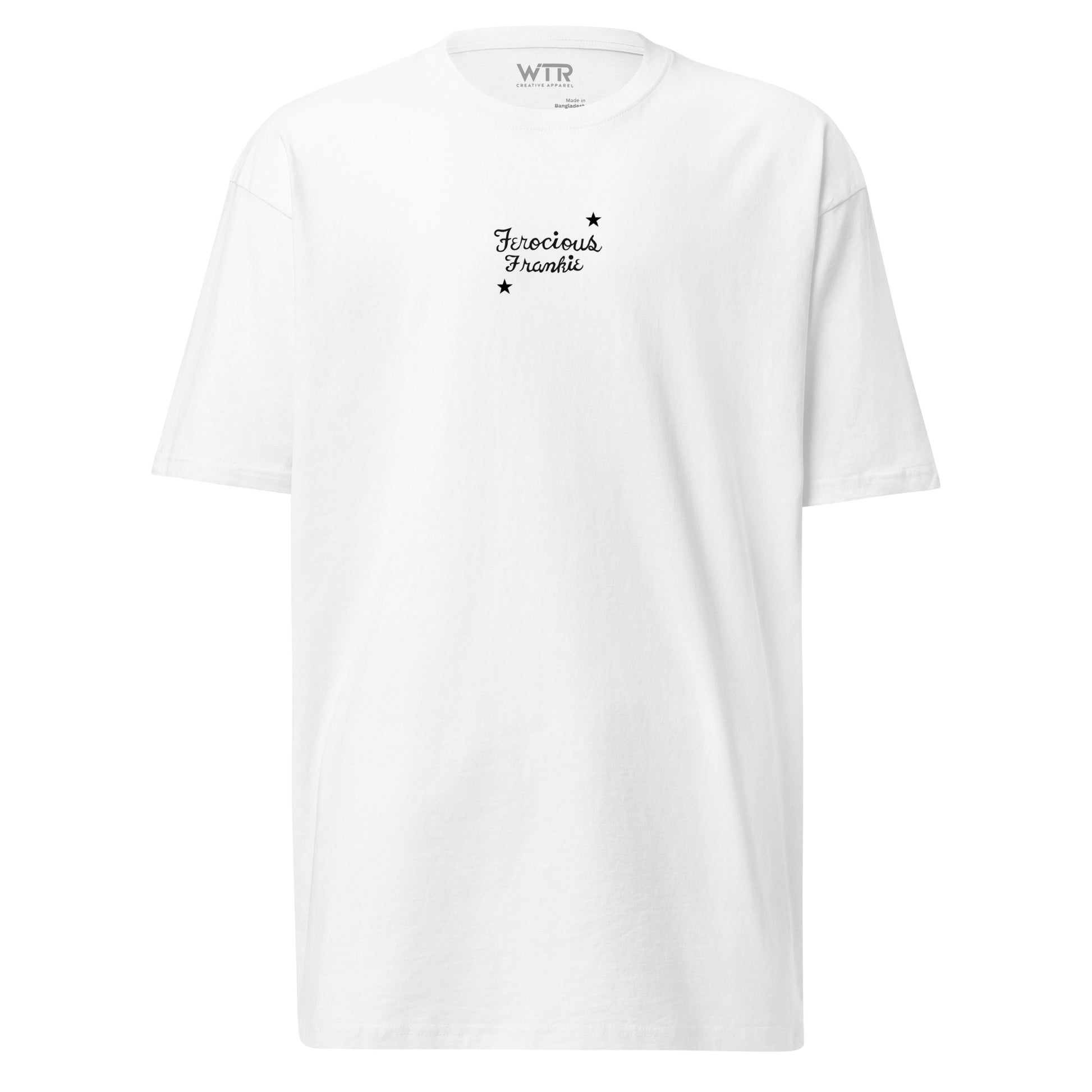 NORTH AMERICAN P-51D MUSTANG - 'FEROCIOUS FRANKIE' — hand-drawn artwork printed on premium T-shirt.