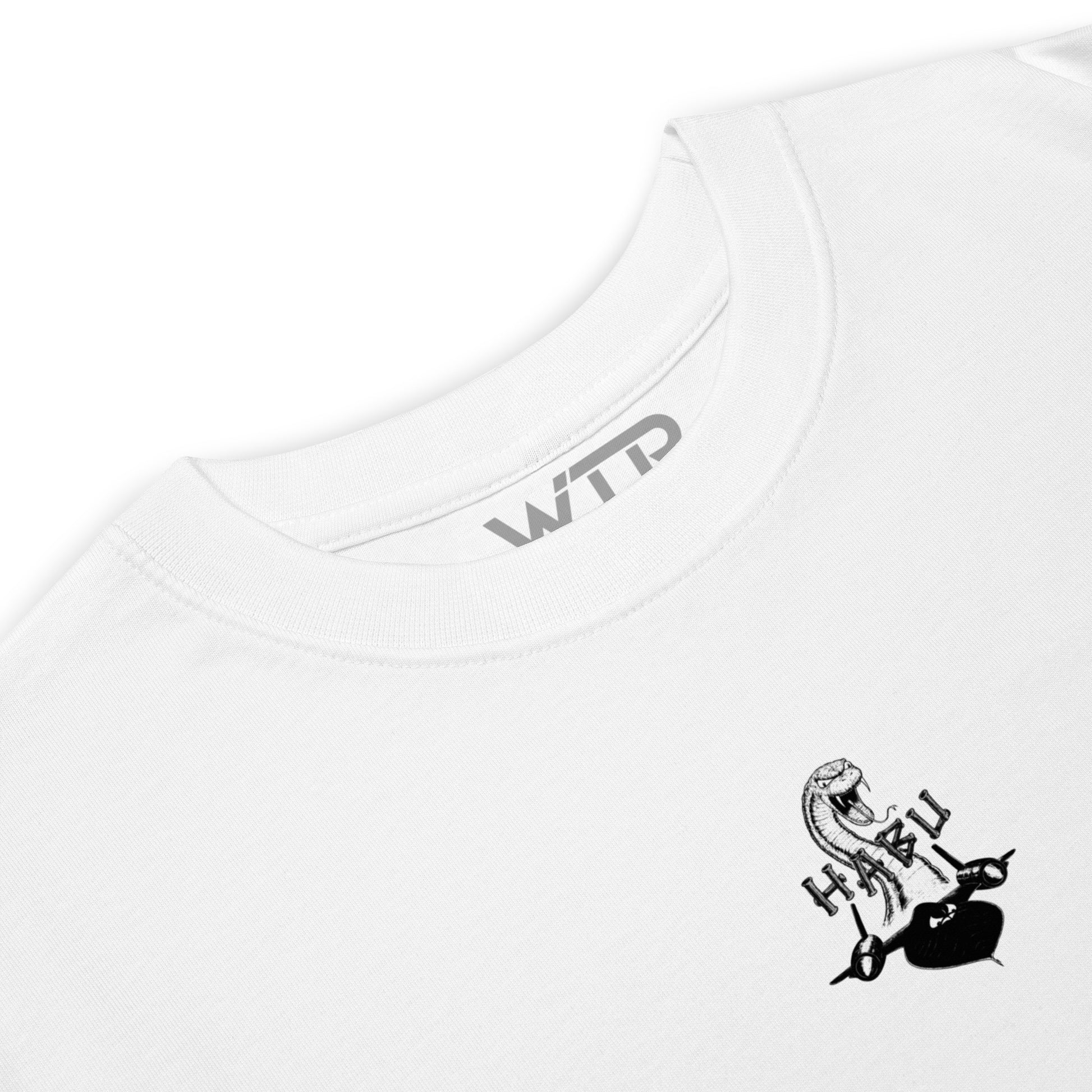 Lockheed Martin SR-71 Blackbird Hand-Drawn White T-Shirt