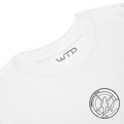 Boeing AH-64E Apache Guardian Hand-Drawn White T-Shirt