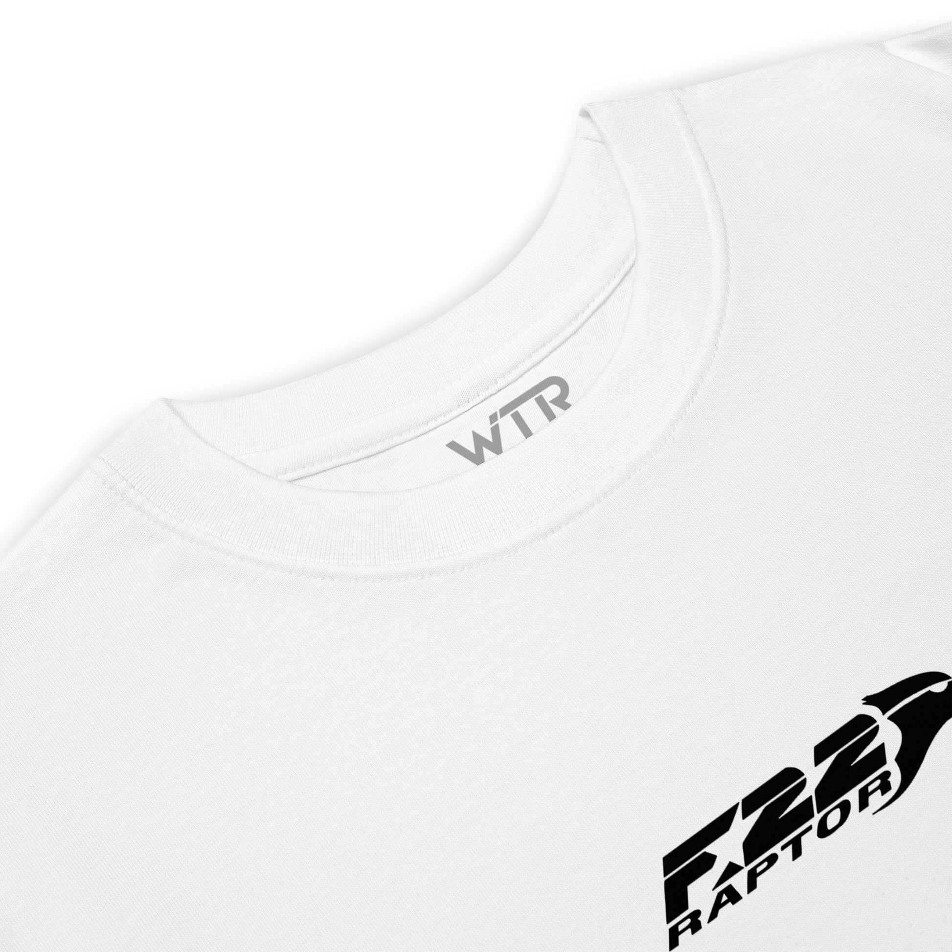 Lockheed Martin F-22 Raptor - Thrust Vector Nozzle Study - Heavyweight Carbon White T-shirt