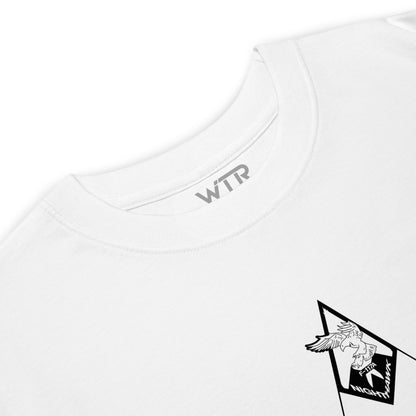 LOCKHEED MARTIN SKUNK WORKS F-117 NIGHTHAWK — hand-drawn ATTACK AIRCRAFT artwork printed on heavyweight T-shirt.