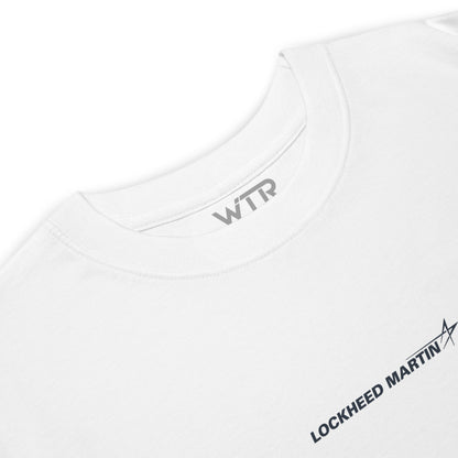 Hand-drawn full schematic of the Lockheed Martin F-22 Raptor printed on a premium t-shirt.