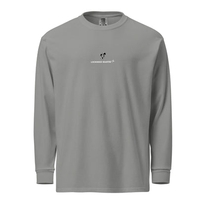Hand-drawn schematic of the Lockheed Martin Skunk Works SR-72 Darkstar printed on a standard long-sleeve t-shirt.