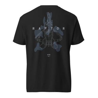 Lockheed Martin F-22 Raptor - Camo Schematic Study - Standard Black T-shirt