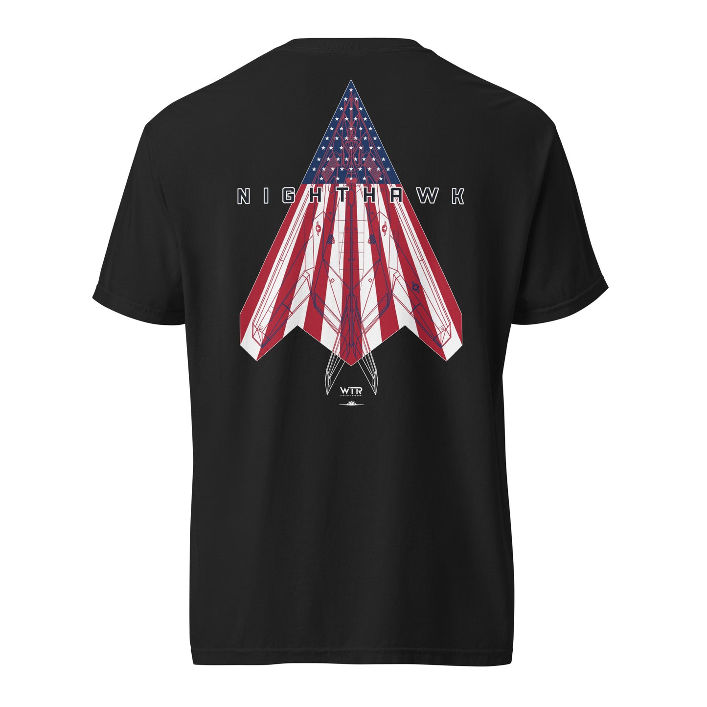 LOCKHEED MARTIN SKUNK WORKS F-117 NIGHTHAWK - 'LAST FLIGHT/ MURICA' LIVERY — STANDARD T-SHIRT artwork.; special livery