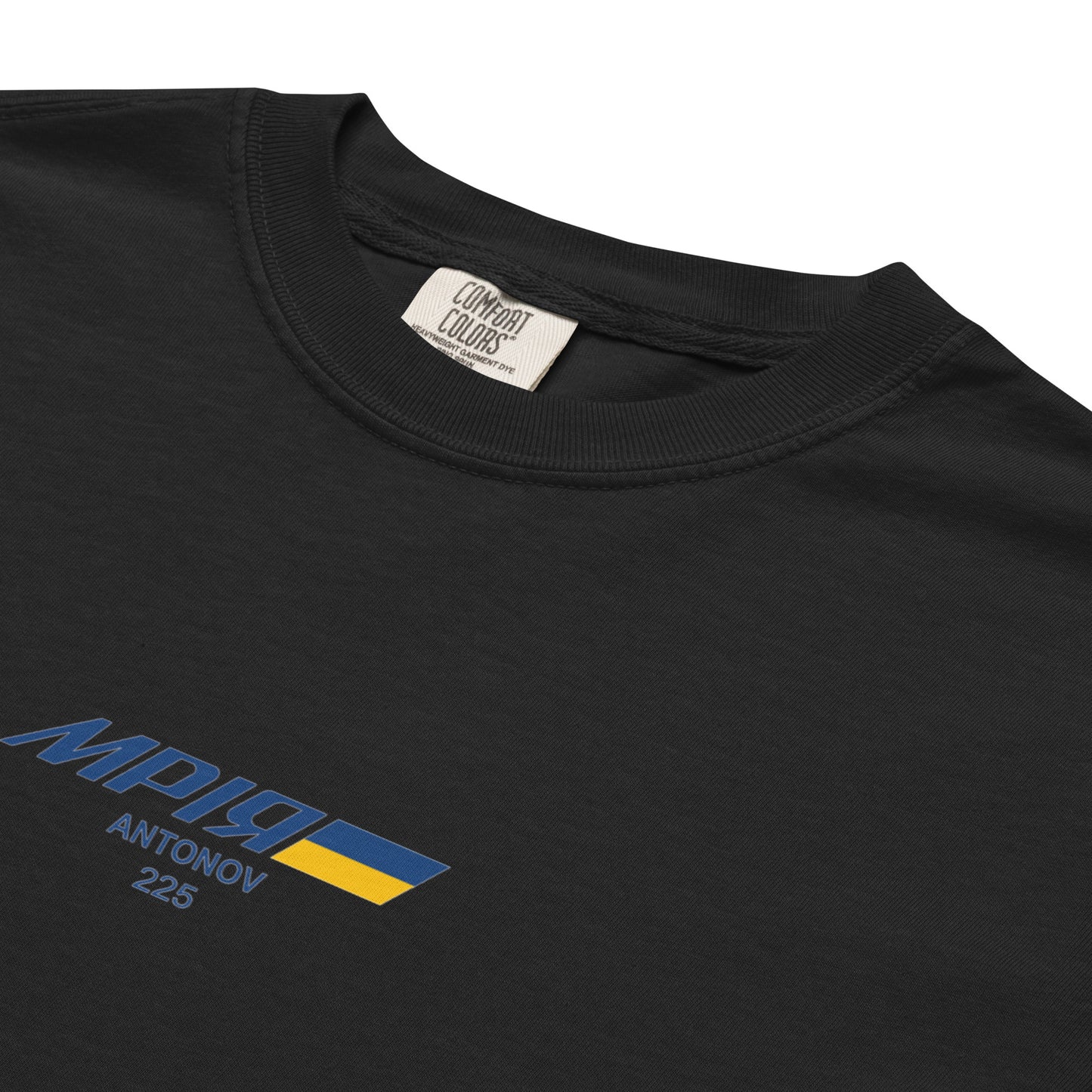 Antonov AN225 Mriya - Hand Drawn Schematic - Standard Black T-shirt