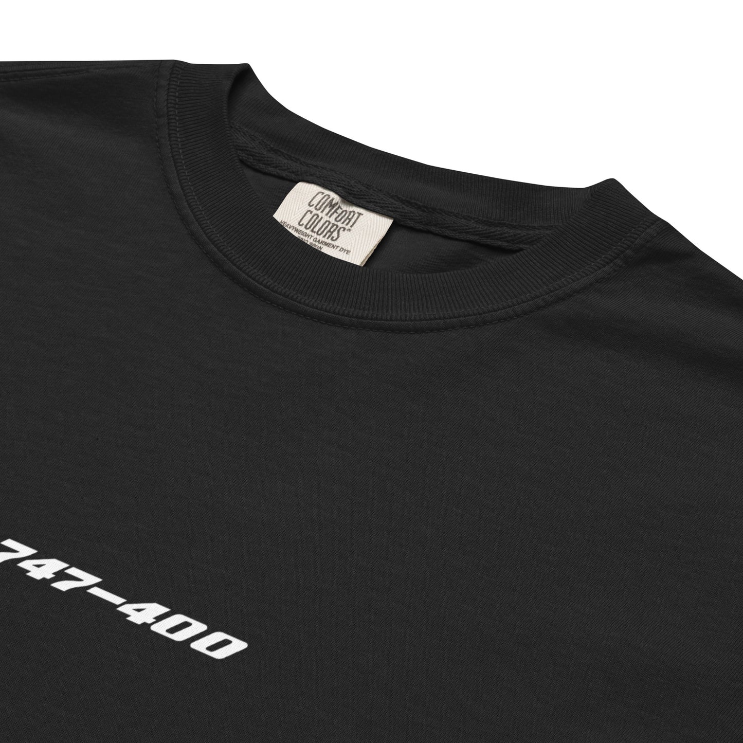 BOEING 747-400 JUMBO EDITION — hand-drawn artwork printed on standard T-shirt.