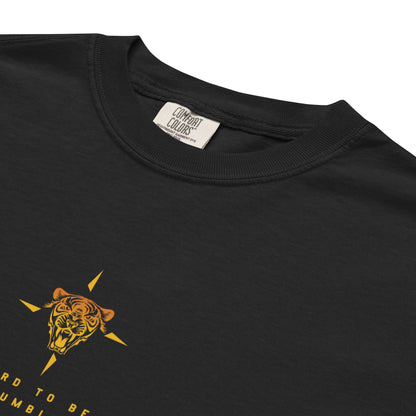 Hand-drawn schematic of the F-16 Belgian Air Force 31st Tiger Squadron 65th Anniversary livery on a standard t-shirt.