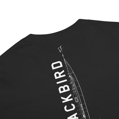 Lockheed Martin SR-71 Habu Blackbird Schematic Standard Black T-Shirt