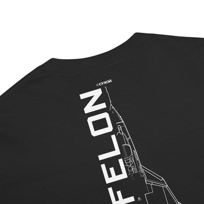 Sukhoi SU-57 T-50 Felon Russian Schematic Standard Black T-Shirt