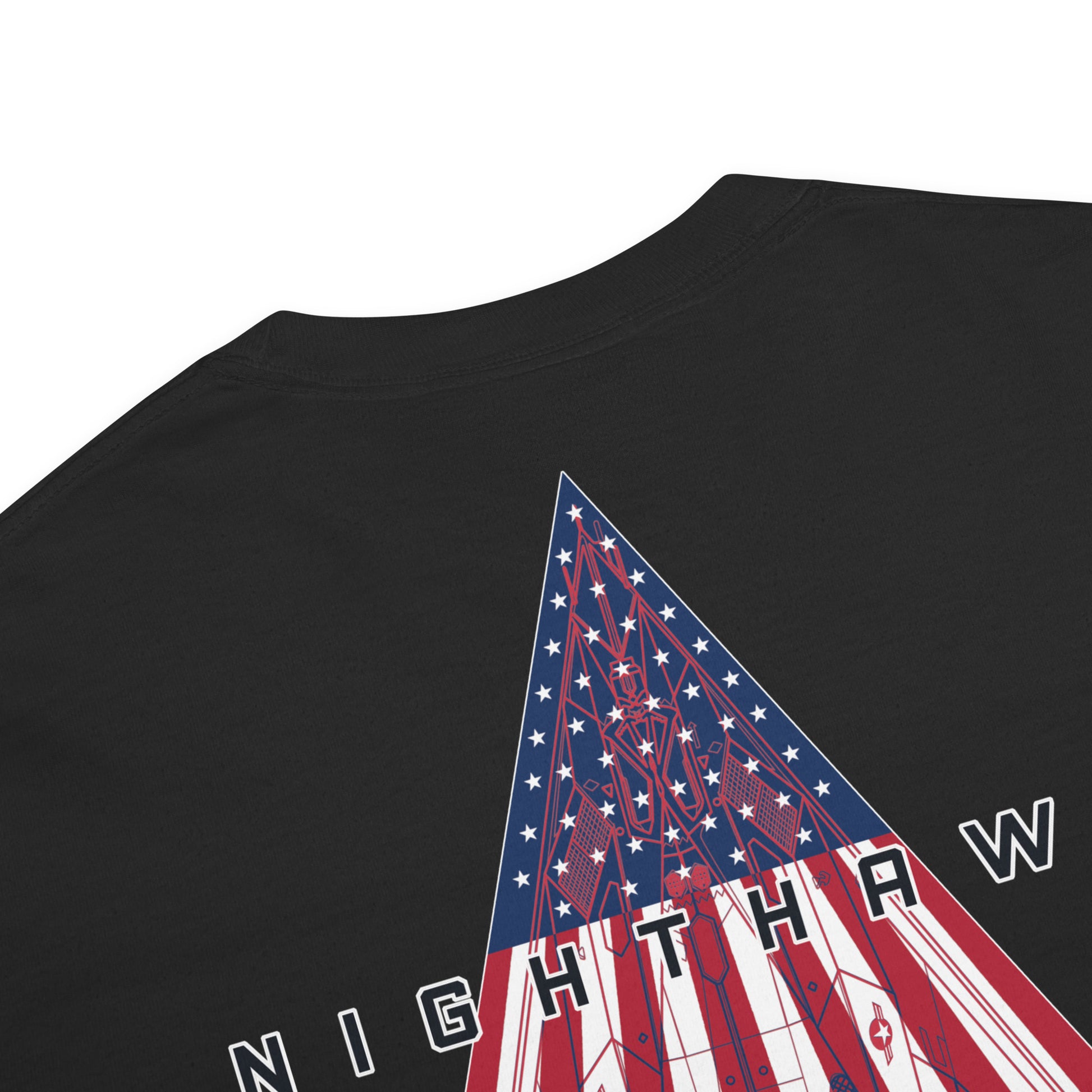LOCKHEED MARTIN SKUNK WORKS F-117 NIGHTHAWK - 'LAST FLIGHT/ MURICA' LIVERY — STANDARD T-SHIRT artwork.; special livery