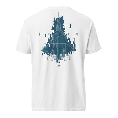 Sukhoi Su-57 T-50 Felon Camouflage Design Schematic - Standard White T-shirt.