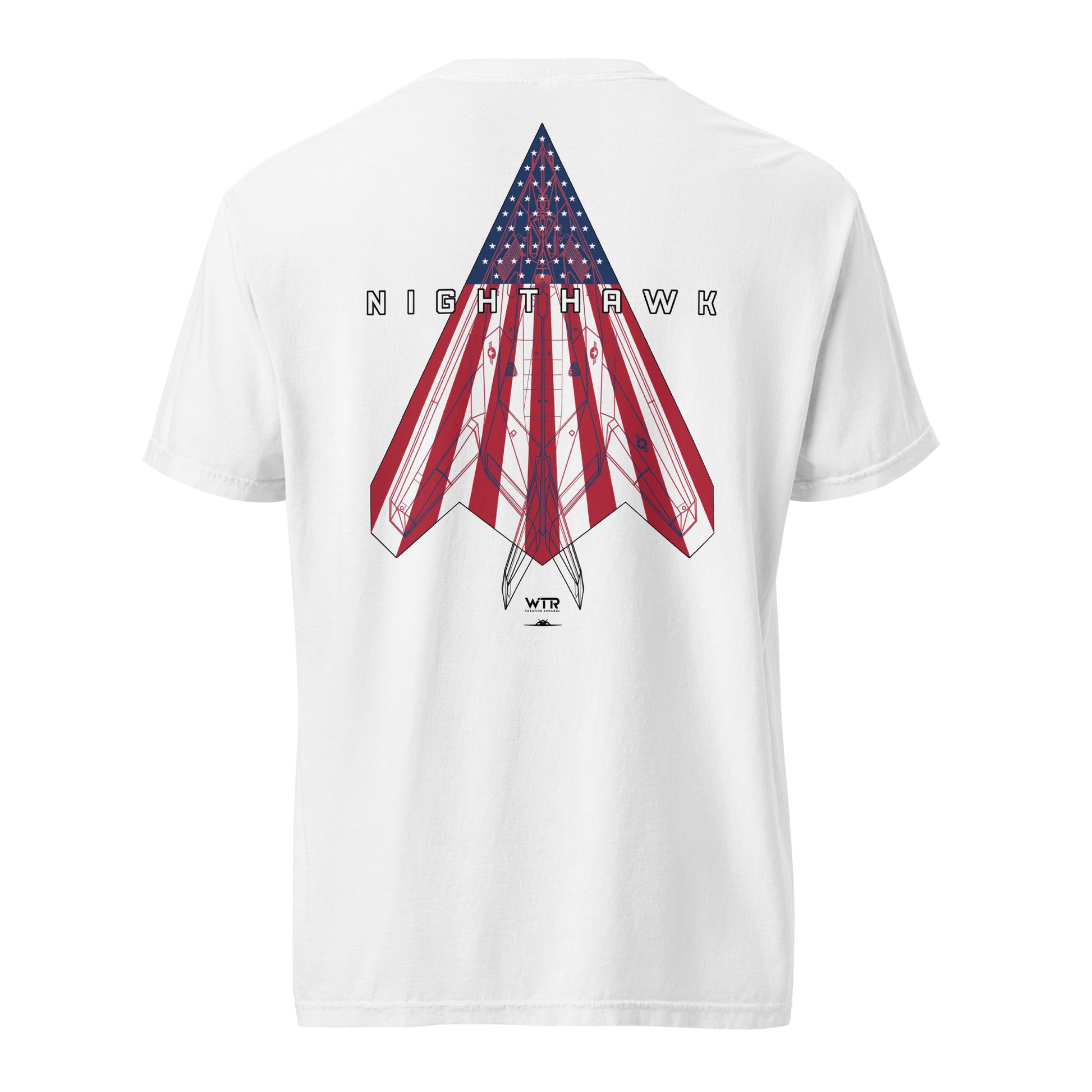 LOCKHEED MARTIN SKUNK WORKS F-117 NIGHTHAWK - 'LAST FLIGHT/ MURICA' LIVERY — STANDARD T-SHIRT artwork.; special livery