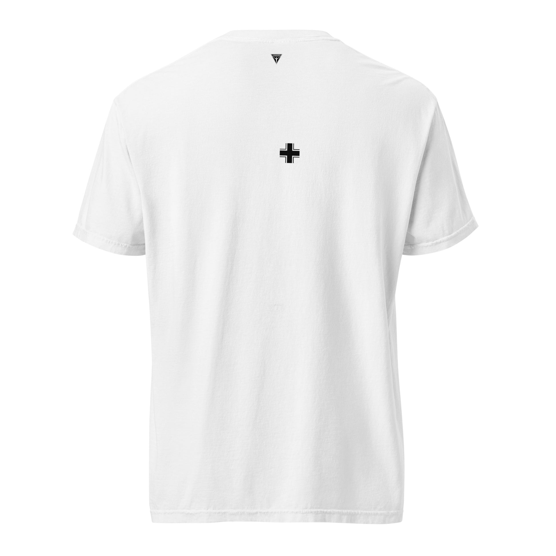 Hand-drawn schematic of the JUNKERS JU-87 STUKA DIVE BOMBER printed on a standard T-shirt.