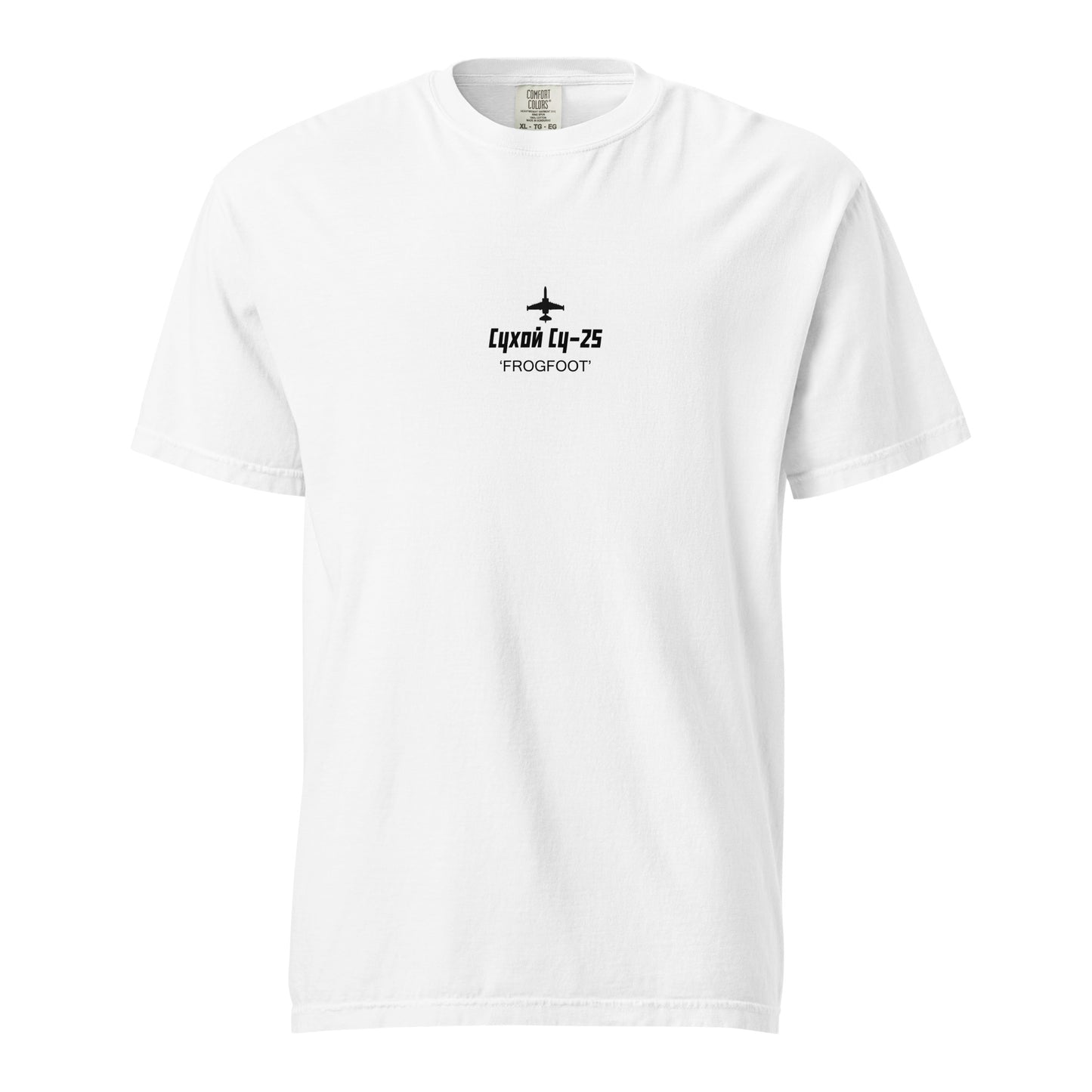 Sukhoi Su-25 Grach Frogfoot Schematic Standard White T-Shirt