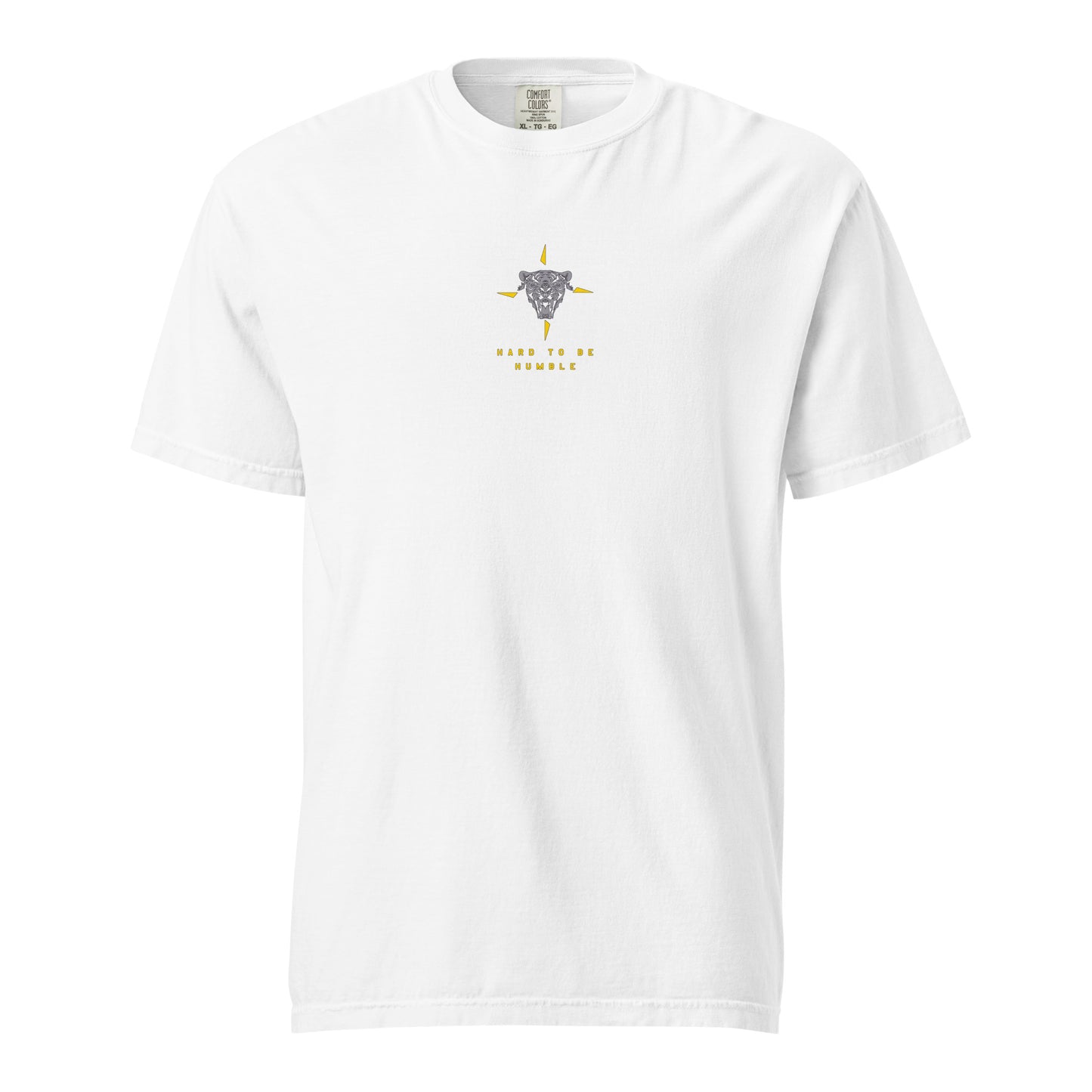 Hand-drawn schematic of the F-16 Fighting Falcon Belgian Air Force 31st X-Tiger camouflage on a standard t-shirt.