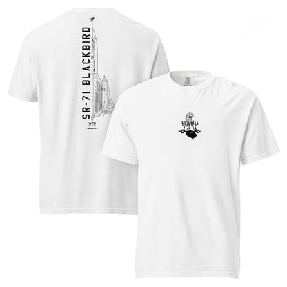 Lockheed Martin SR-71 Habu Blackbird Schematic Standard White T-Shirt