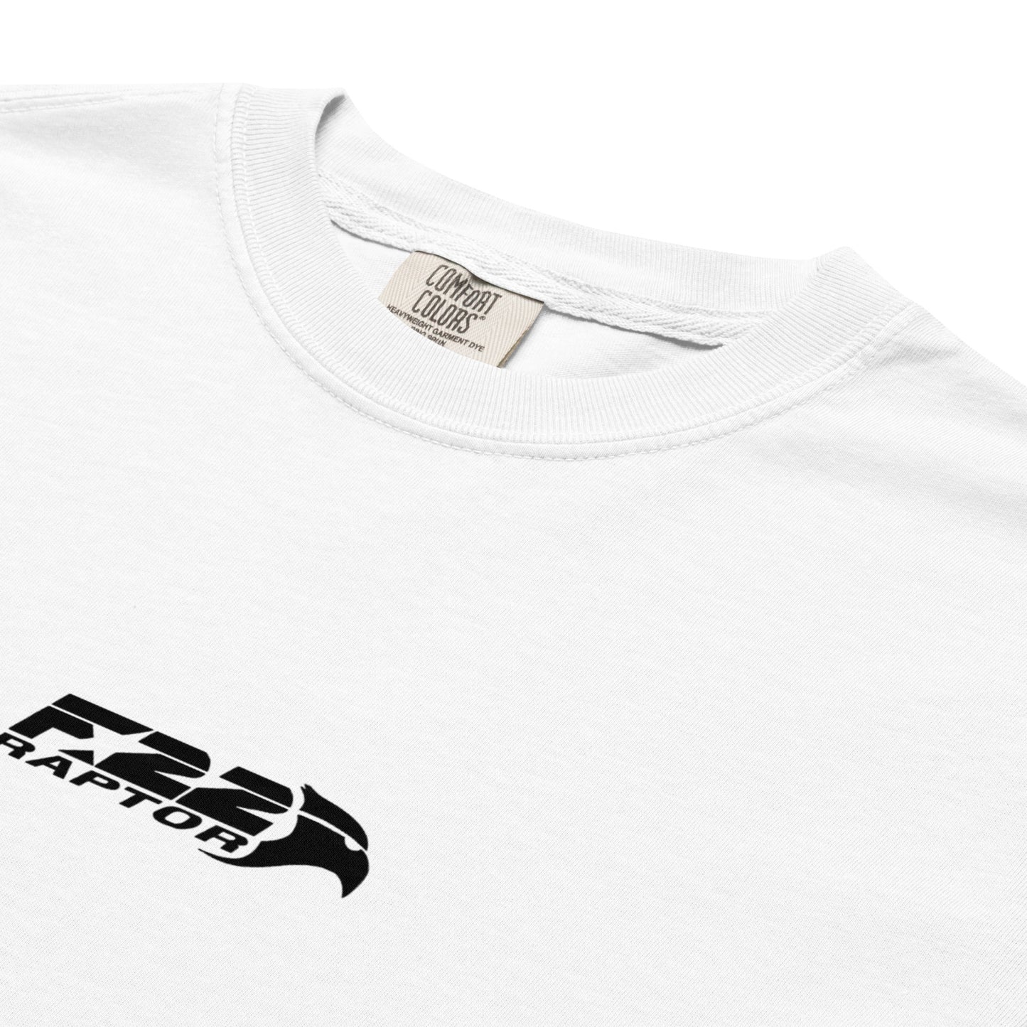 Lockheed Martin F-22 Raptor Scematic Standard White T-Shirt