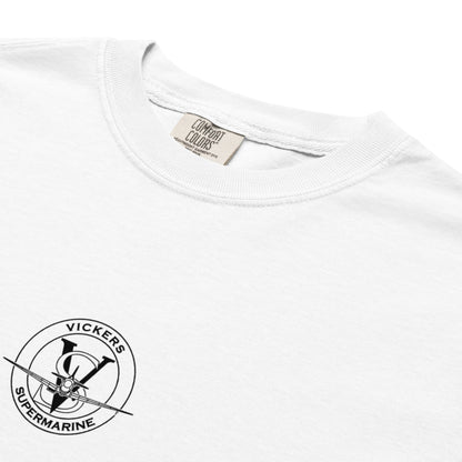 Supermarine Spitfire Mk1 Vickers Schematic Standard White T-Shirt