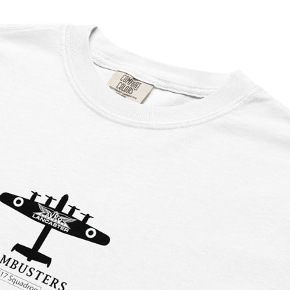 Avro Lancaster WW2 617 Squadron Dambuster Hand-Drawn Standard White T-Shirt